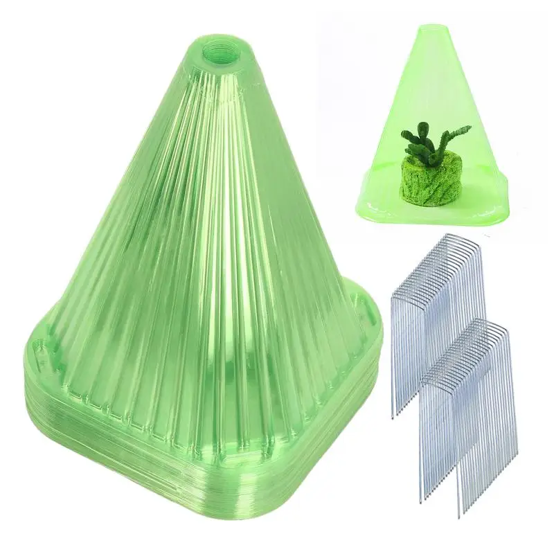 50pcs/set Garden Cloches For Optimal Plant Growth And Protection Suitable For Various Plants Covers