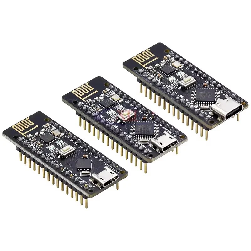 1~20Pcs RF Nano Compatible ATMEGA328P Nano V3.0 Integrated NRF24L01 Wireless CH340 Serial Port Module