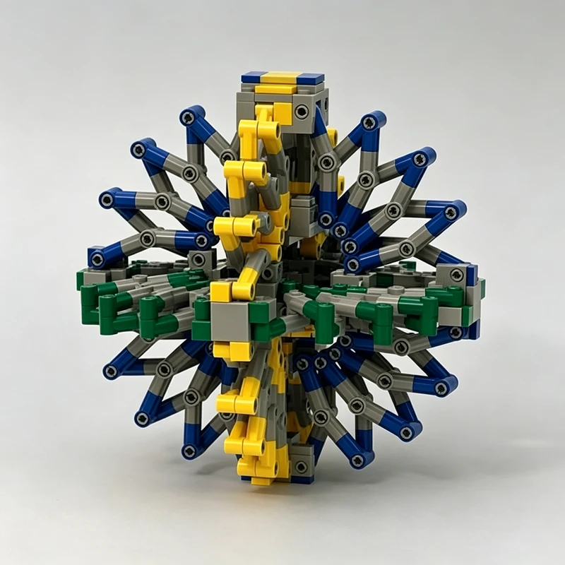 NEW 756Parts Expandable Mechanical Sphere Building Blocks MOC Model DIY Assembly Toy Desktop Display Collection Creative Gifts