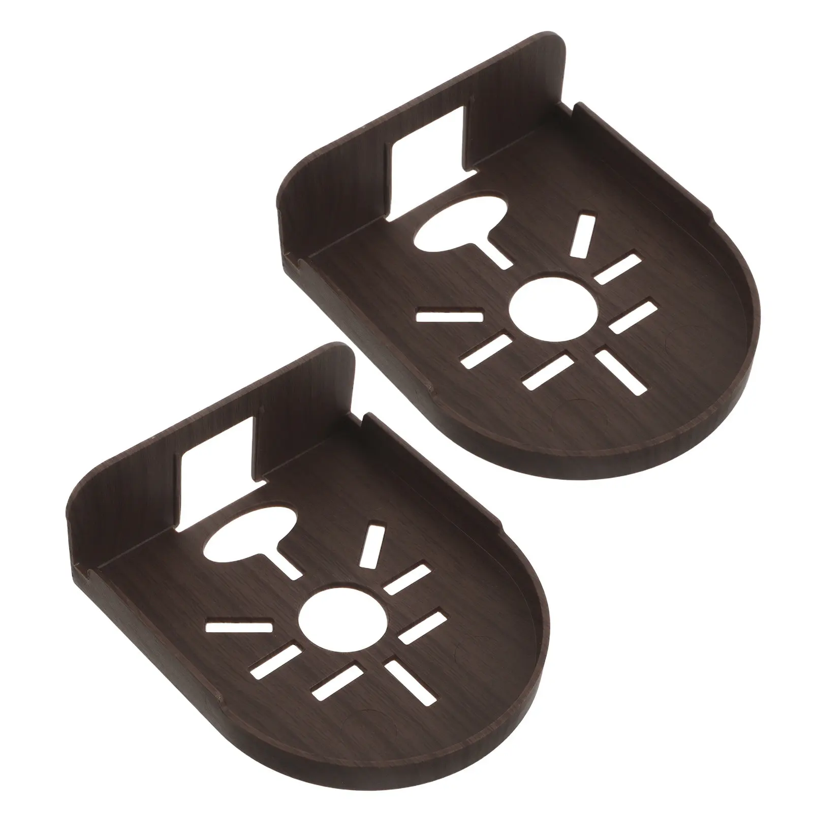 2Pcs Security Camera Wall Mount No-Drilling Plastic Floating Shelf Indoor Camera Holder Small Wall Shelf Monitor Bracket Stable