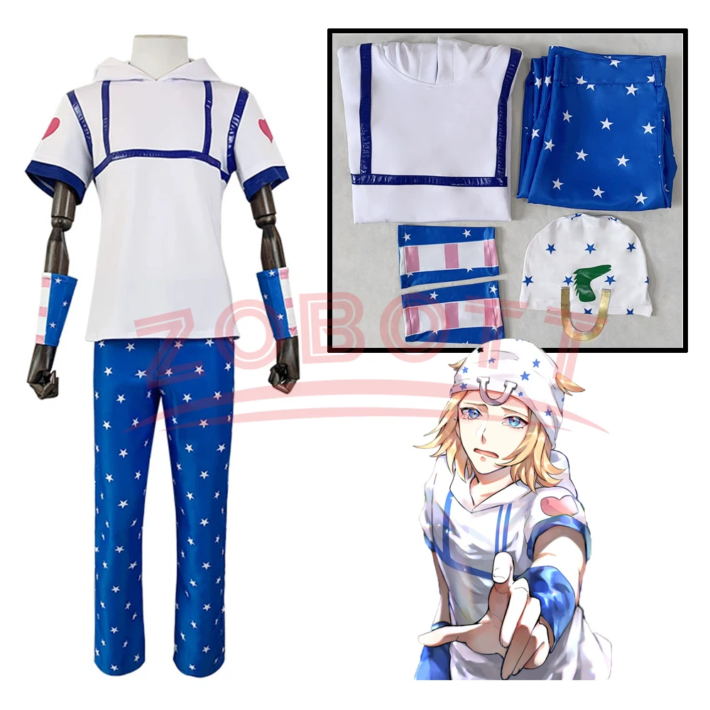 

Anime JJ Johnny Joestar Cosplay Costume Hat Uniform Halloween Party Outfit Hat Suit Men Women Customized Cosplay Costume