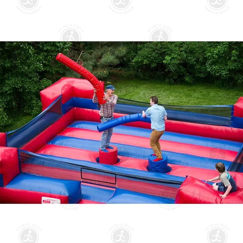 13ft-4m PVC نفخ المصارع لعبة Jousting الساحة القتال الساحة التحدي نفخ المصارع لعبة للكبار الاطفال في الهواء الطلق #4