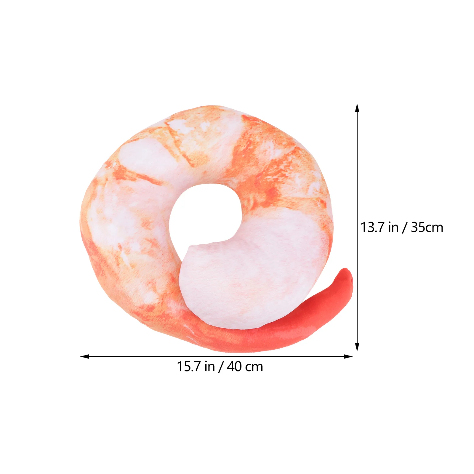 Simulation Shrimp Stuffed Plush Toy Realistic Marine Animals Throw Pillow Cushion shrimp plush toy