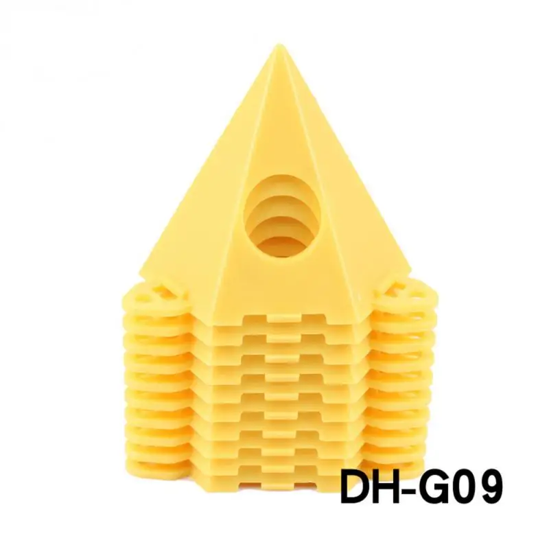 1Pc Plastic Pyramid Stands Set Triangle Paint Pads Spray Painting Feet Pad Cone Stands for Carpenter Painter Accessories