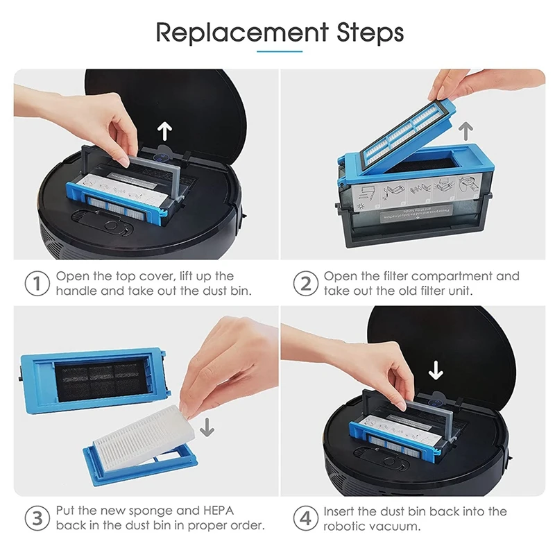 Сменный фильтр HEPA, аксессуары для бытовой уборки, аксессуары для робота-пылесоса Thamtu G11