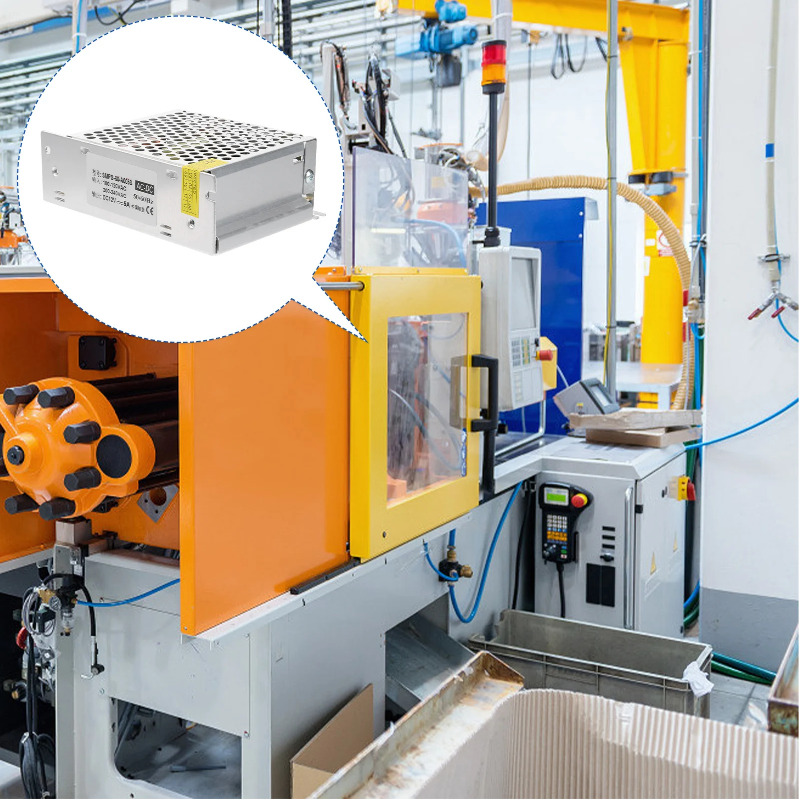 

Dc 12V 5A Universal Switching Power Supply Driver Converter For Led Strip Lights Computer Project - Over