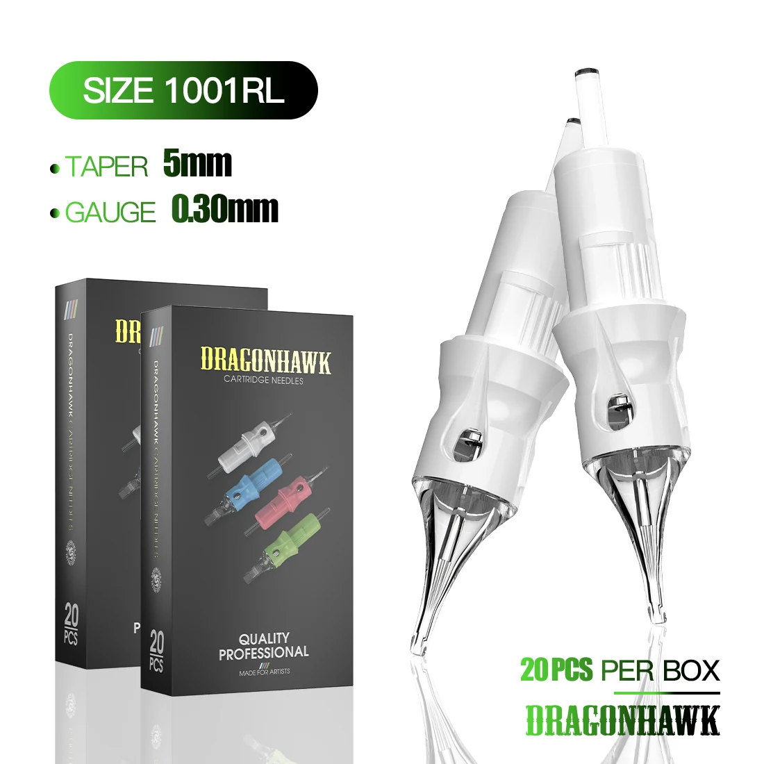 Dragonhawk Complete Rotary Tattoo Machine Pen Set Tattoo Kit LCD Power Pedal Permanent Makeup Machine Assortment