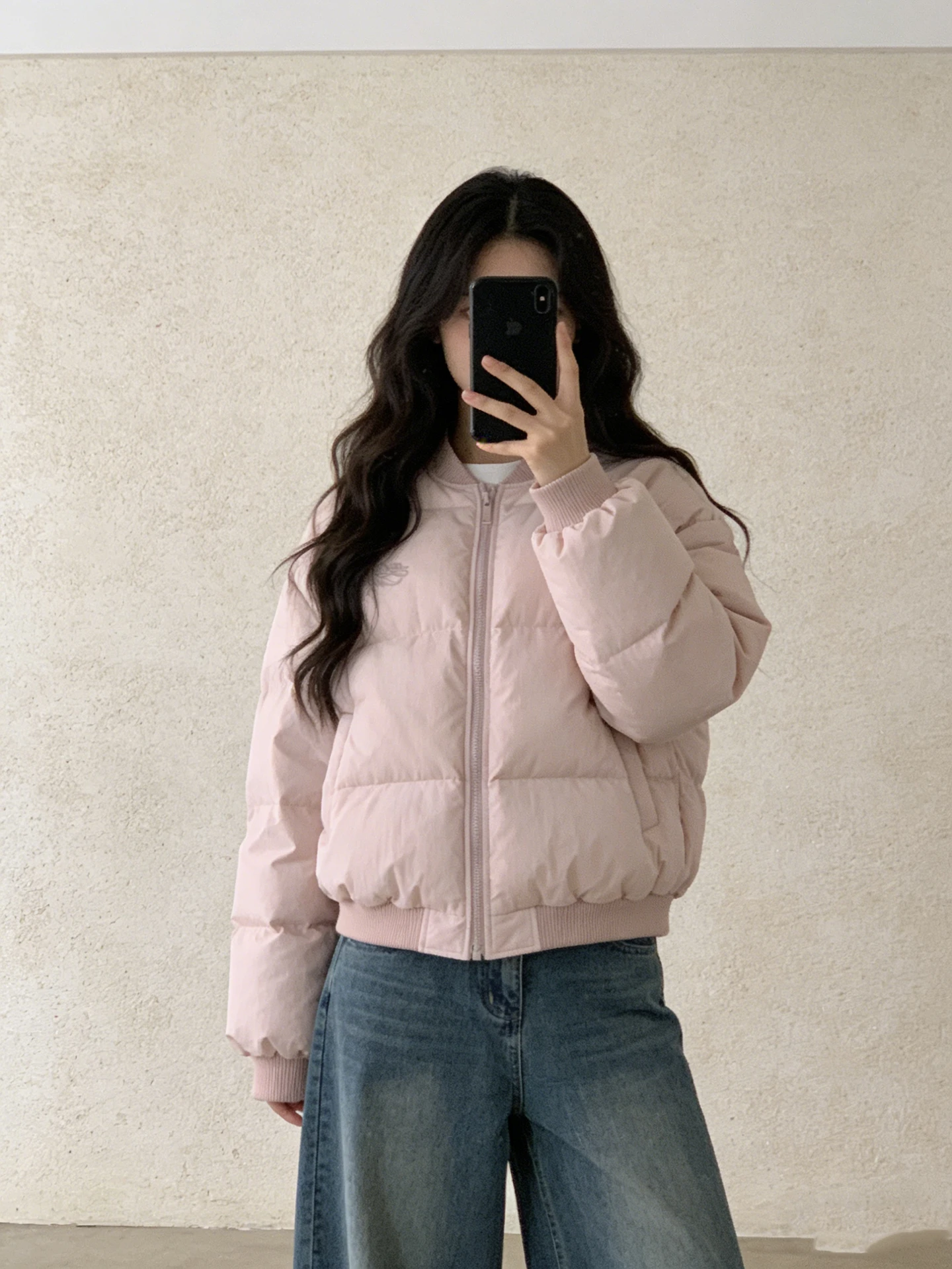 

Корейская утепленная куртка-пуховик Sweet Pink для женщин, осенне-зимняя, новая, теплая, толстая, верхняя одежда