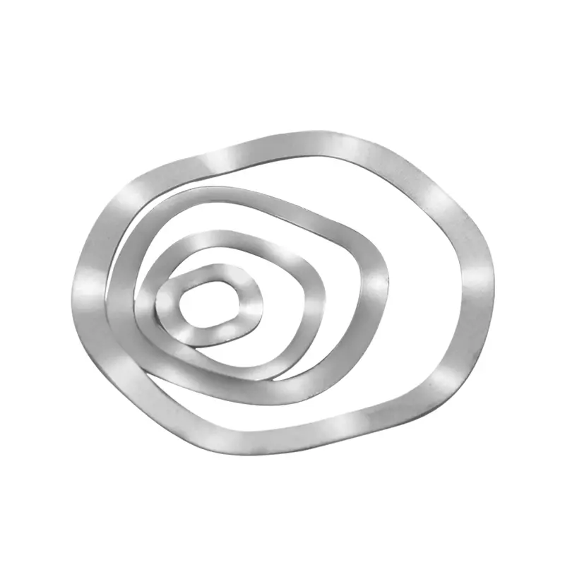 65# Mangnese Steel M3 M4 M5 M6 M8 M10 M12 M14 M16 M19 M21 M24 M27-M118  Wave Washer 3/5/6/7 Wave Crest Type Gasket Spring Washer - Image 2