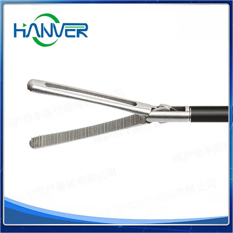 Factory Direct Sales, Quality Assurance, Laparoscopic Surgical Instruments, Long Jaw Grippers, Intestinal Forceps With Hollow Te