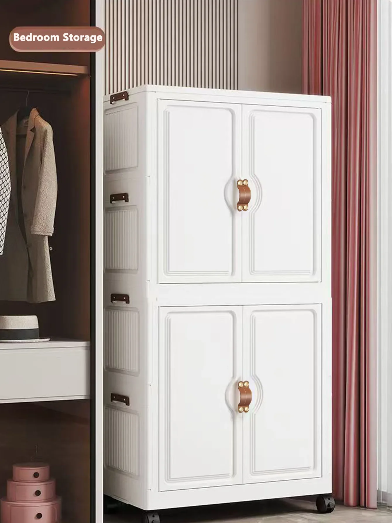 أرفف قابلة للتعديل، خزانة تخزين قابلة للطي للمطبخ والحمام وغرفة النوم وغرفة المعيشة، منظم متعدد المشاهد مع رف قابل للتعديل