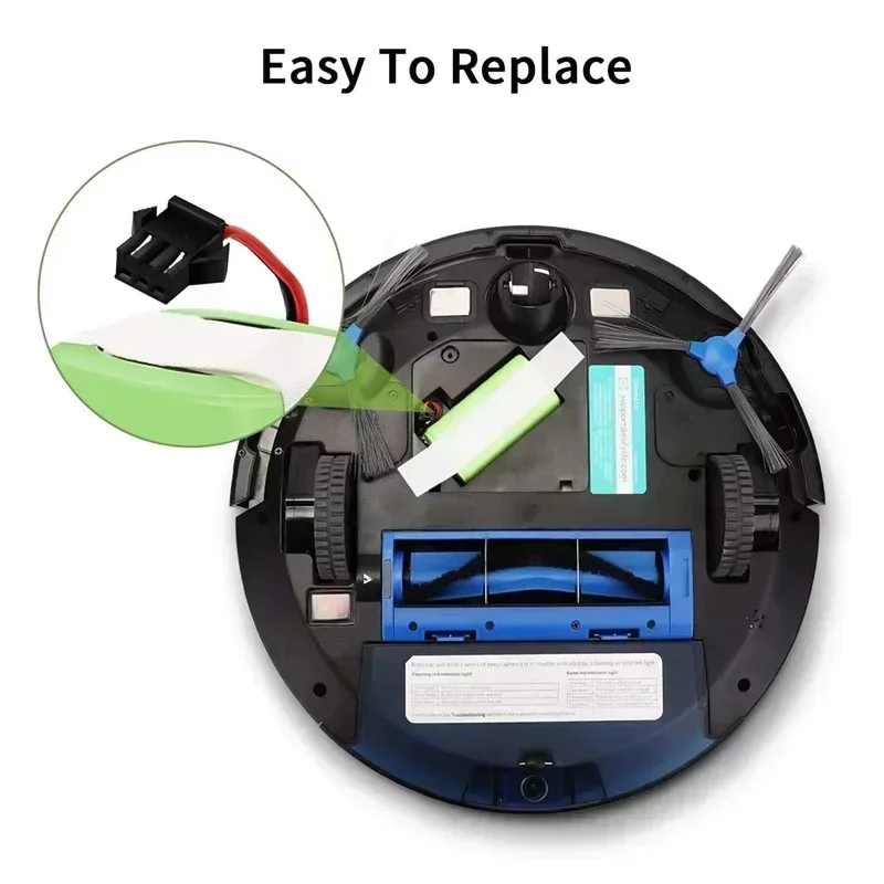 Batería de iones de litio de 14,8 V 9800Ah, Compatible con Eufy RoboVac 11 11S 15C 15T 12 30 35C Conga 990 1090 1190 Deebot N79 DN622