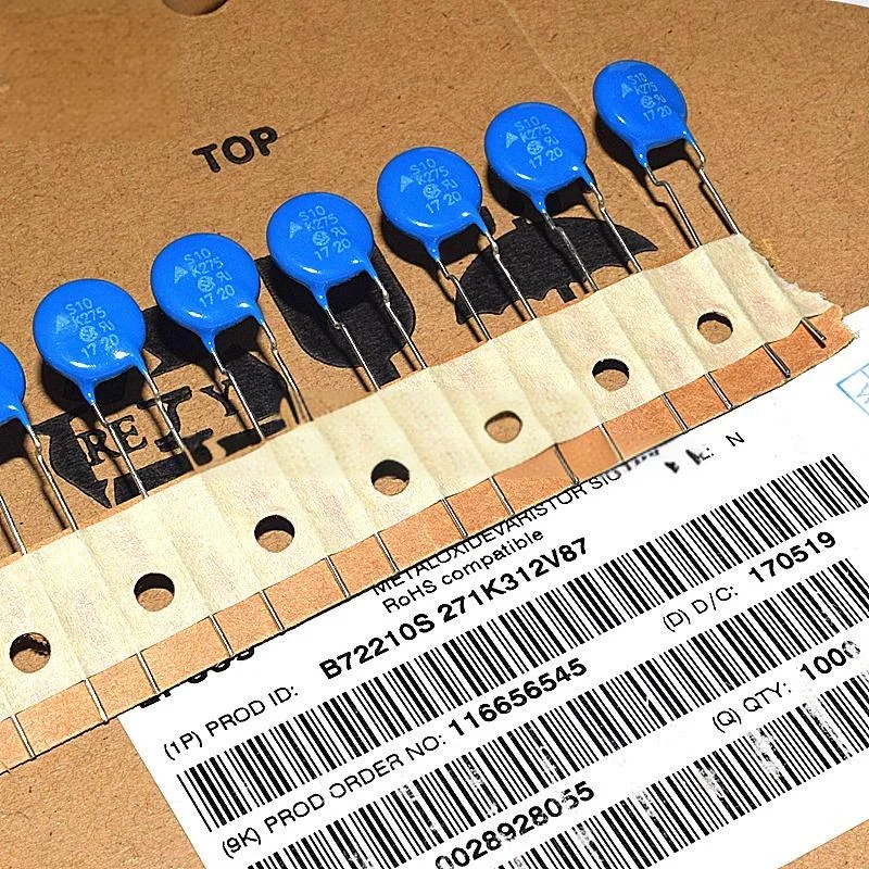 10pcs Through-Hole Varistors S07K275 S10K275 S14K275 S20K275 S14K320 S14K300 7mm/10/14/20mm 275v 300v 320v
