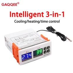 ZFX-9060A Refrigerator Thermostat AC110-220V DC12/24V  -50 to 120℃ Temperature Control Heating Cooling Time Control Relay Output