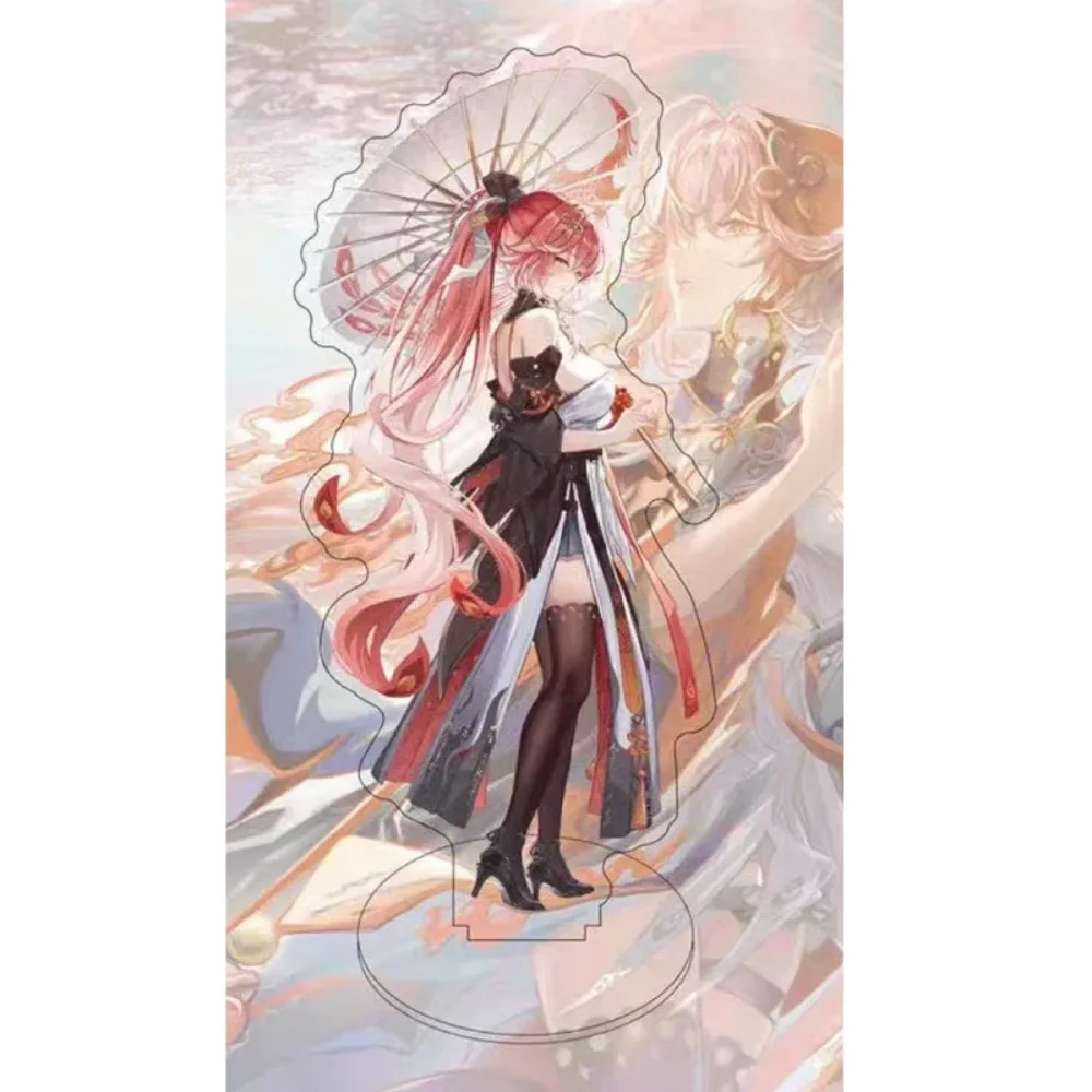 10cm Wuthering Waves Acrylic Stand Jinhsi Yinlin Changli Cosplay Standing Sign Model Plaque High Beauty Exquisite Desk Decor