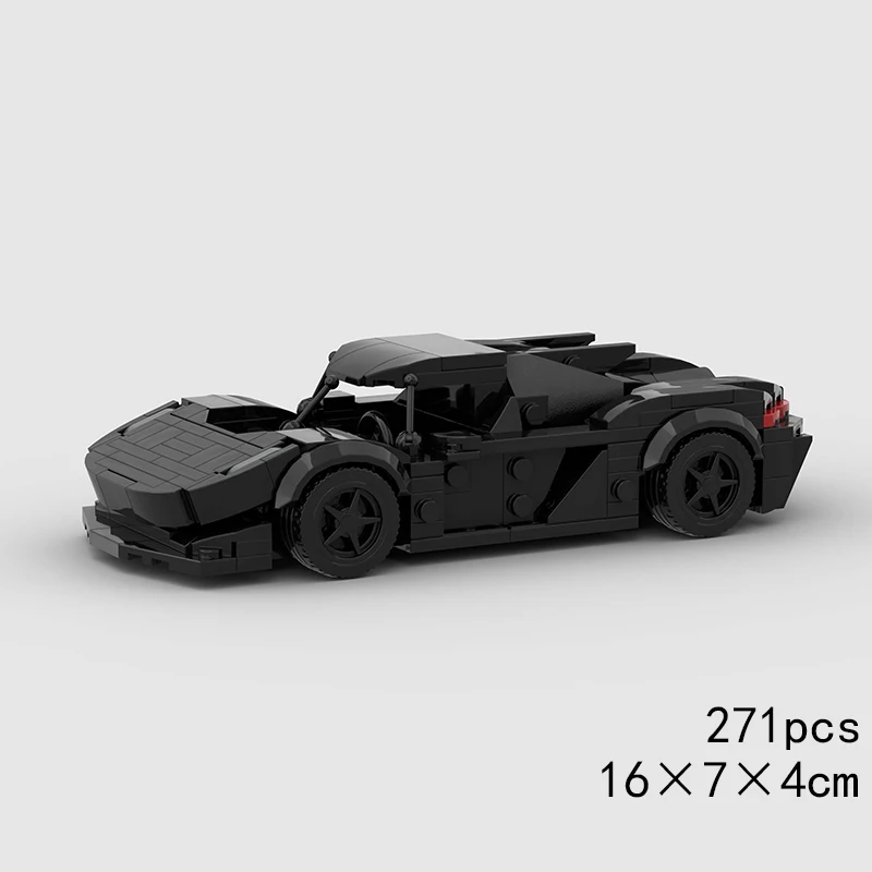 MOC Car Jesko Absolut F1 Racing Technical Vehicle Model Building Block Speed Champions Super Race brick Toy Christmas Gift City