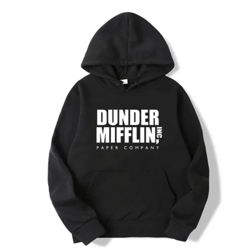 Dwight Schrute Hoodies para homens e mulheres, pulôver casual, suéter com capuz, Office Dunder Mufflin CCC, papel