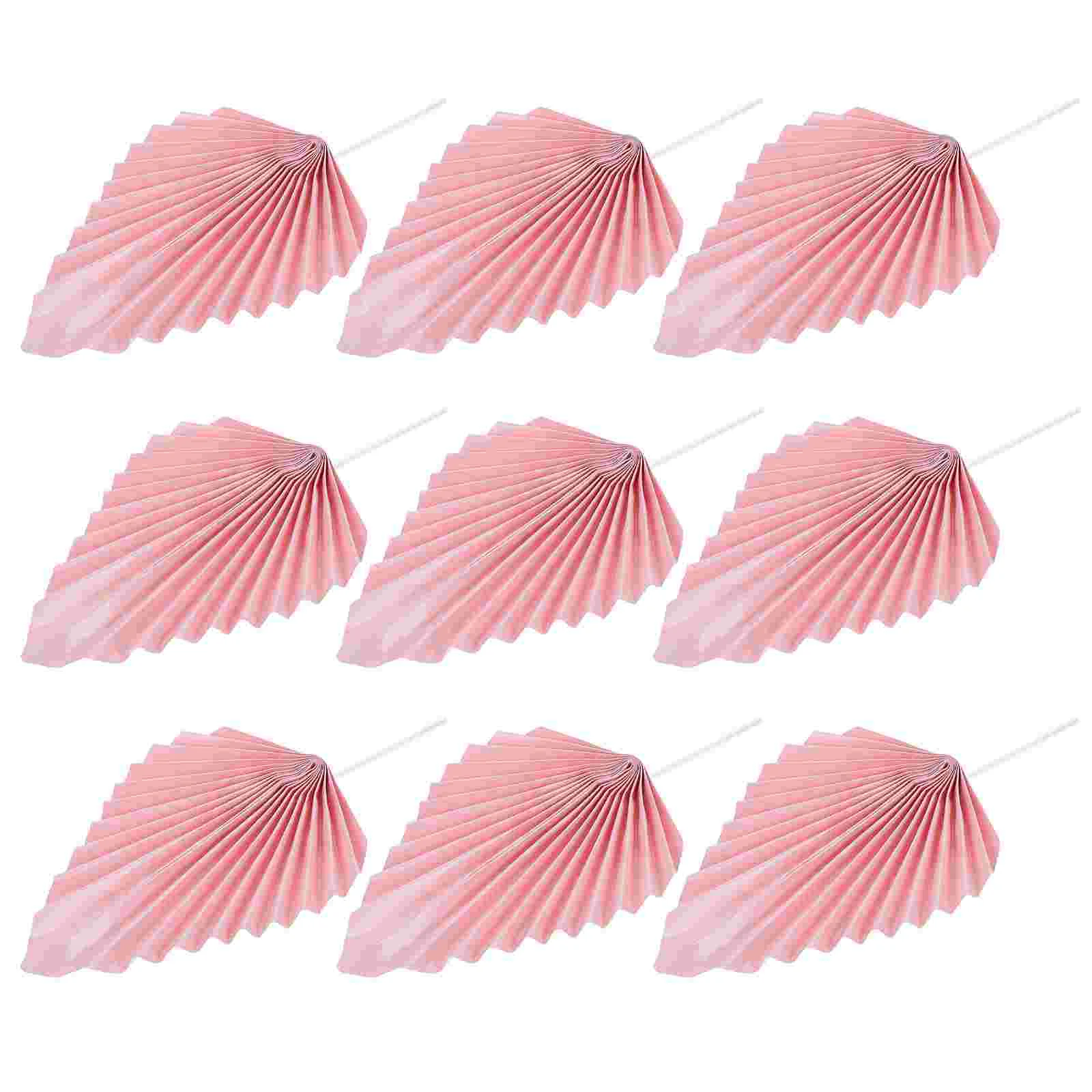 

10 PCS Palm Leaf Golden Leaves Decoration Flower Cake Paper Happy Birthday Party Baking Boho Style Baby Decorations Luau