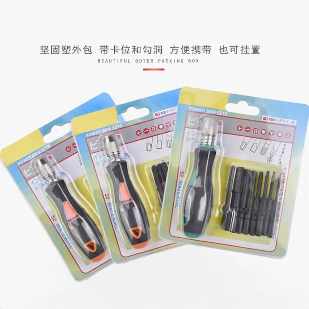Premium 802 Handle For 6mm Shank Driver Bit Self Locking Chuck Converter Manual Operation Easy Carry Repair Industrial Tool