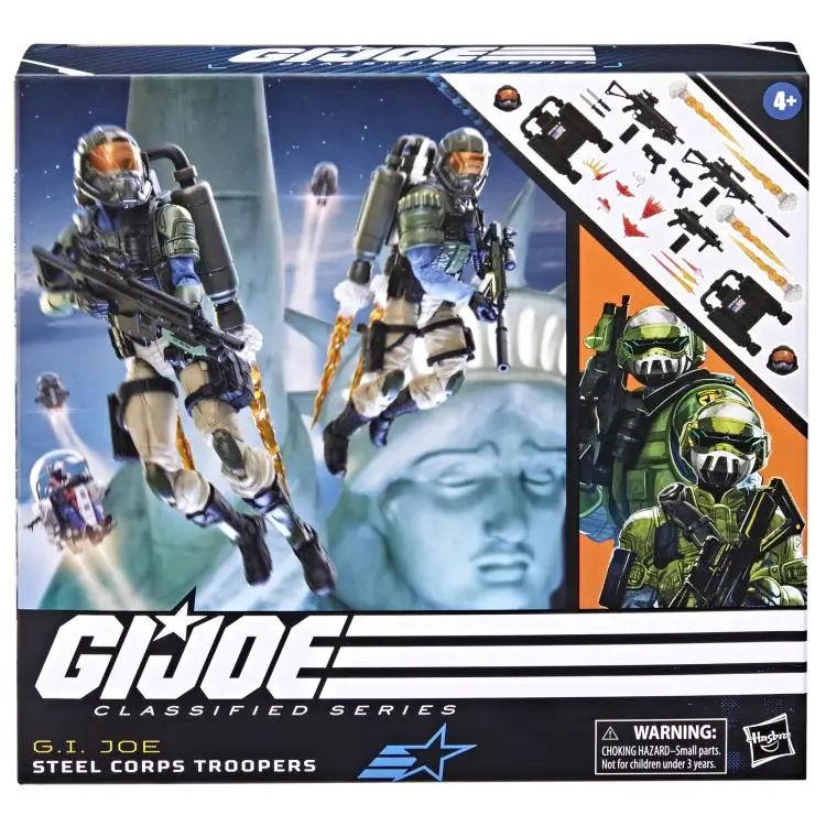 In Stock Original Hasbro G.i. Joe Classified Series #95 Steel Corps Troopers Two-Pack Action 6 Inch Figures Model Toy Dolls Gift