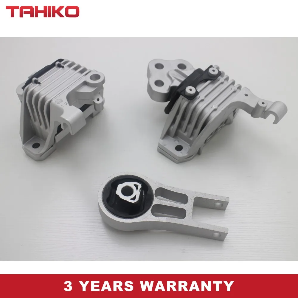 3X Engine Motor Auto Trans Mount 68418876AB, 68157441AD, 68192831AF Fit For 2014-2019 Jeep Cherokee 2.4L