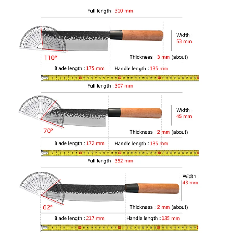 Professional Chef Knife Salmon Sushi Fish Filleting Knife Wood Handle Japanese Kitchen Knife Hand Forged Carbon Steel Knife