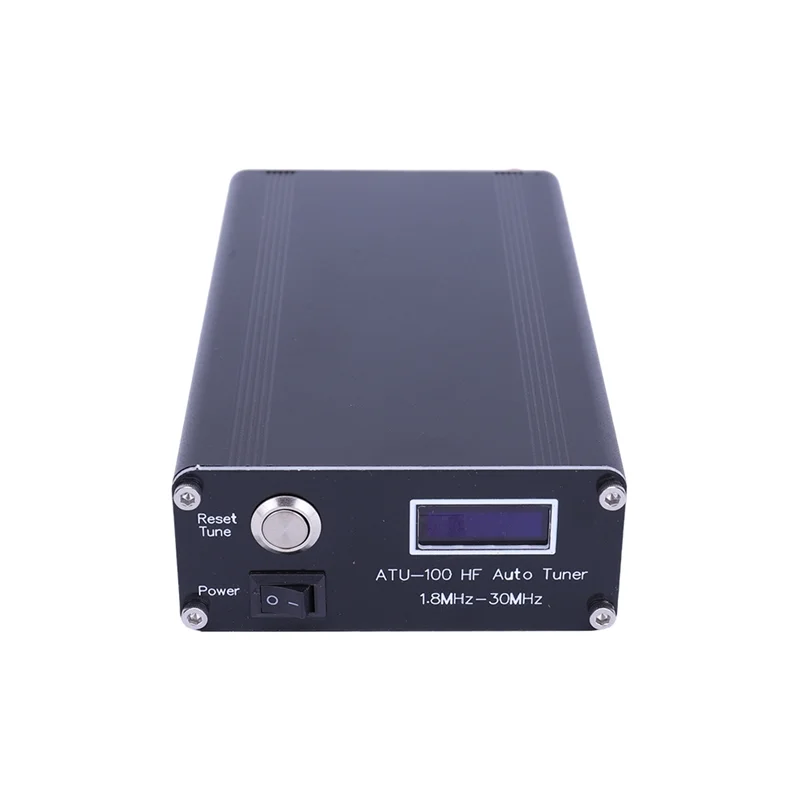 موالف هوائي محمول A73T ATU-100 بواسطة N7DDC + 0.91 OLED موالف هوائي أوتوماتيكي 1.8 ميجا هرتز -30 ميجا هرتز ATU-100 صندوق الإصدار V3.2