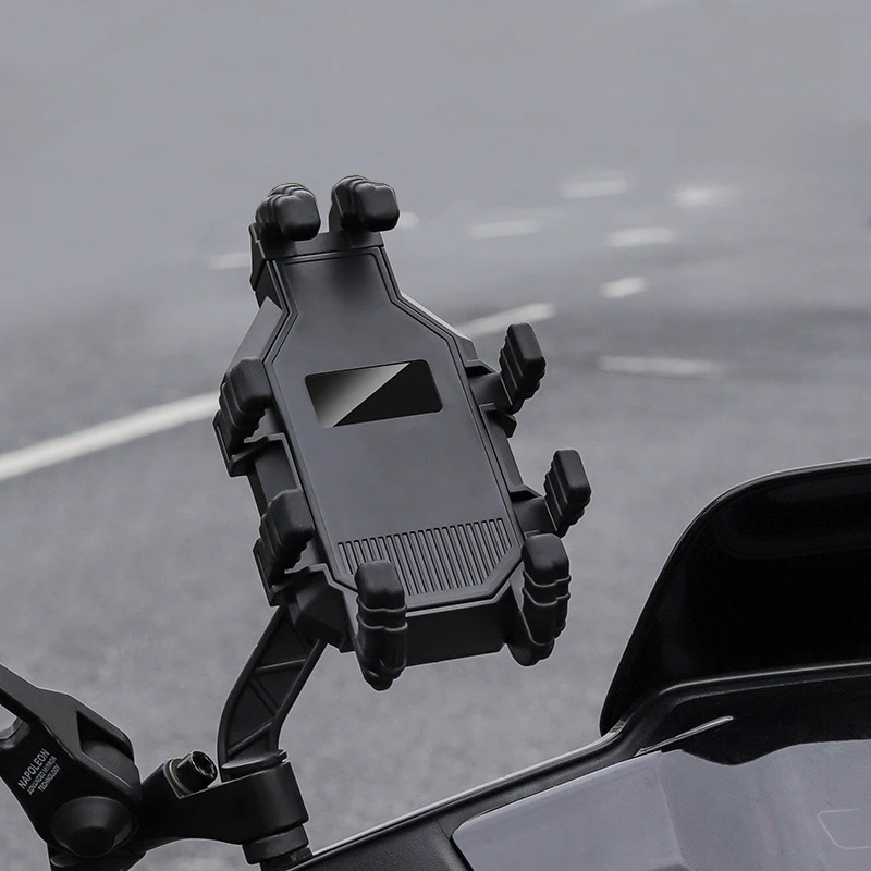 

Bicycle Phone Octopus Holder Shockproof Rotatable Aluminum Alloy with Lock Portable and Universal Suitable for All Phones
