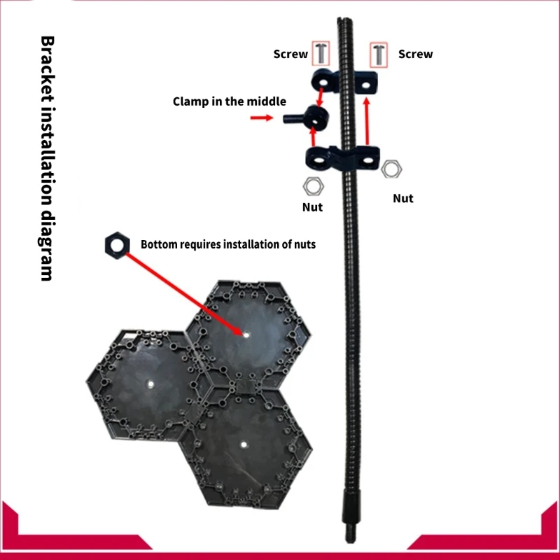 Stylish Action Figure Display Stand Multiple Figurine Display Base for Dynamic Positioning of 6/9/12 Inch Models