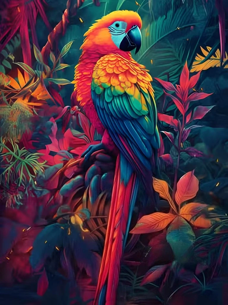 

Macaw 500/1000/1200/2000 PCS Jigsaw Puzzles Family Activity Relaxing Games for Living Room Home Decor Gift