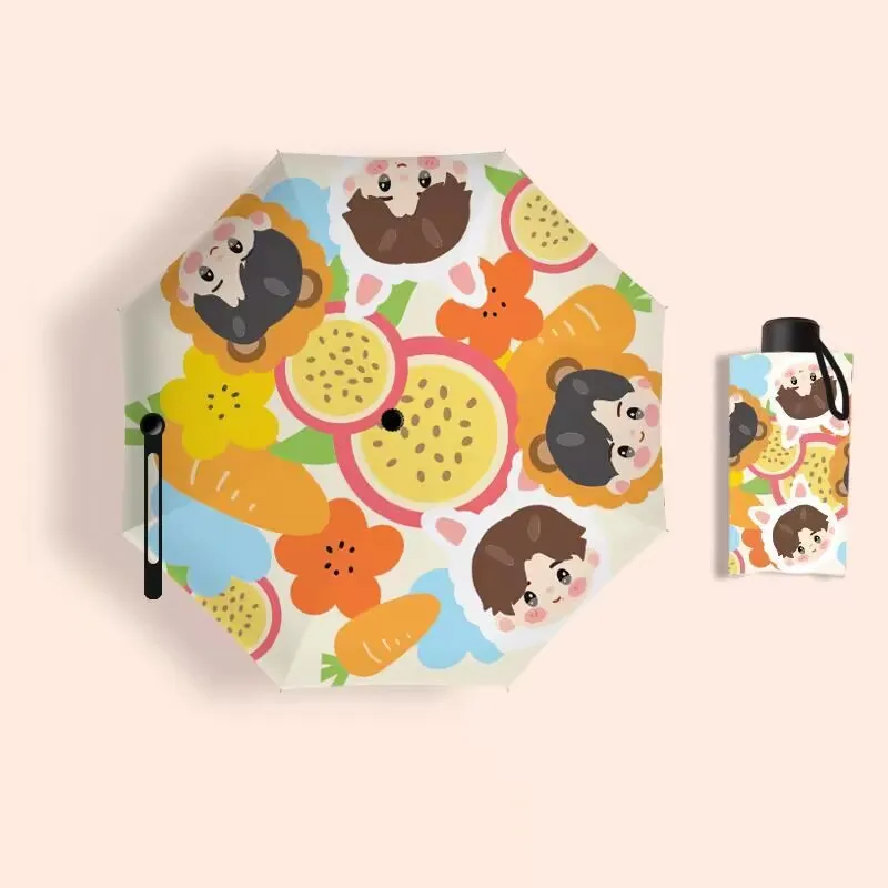 ซีรีส์ร่ม "หวัง อี้โป่ เสี่ยวจาน" จากโบจุน ยี่เซียว ร่มสนับสนุน ร่มกันแดด สิงโต กระต่าย เสาวรส