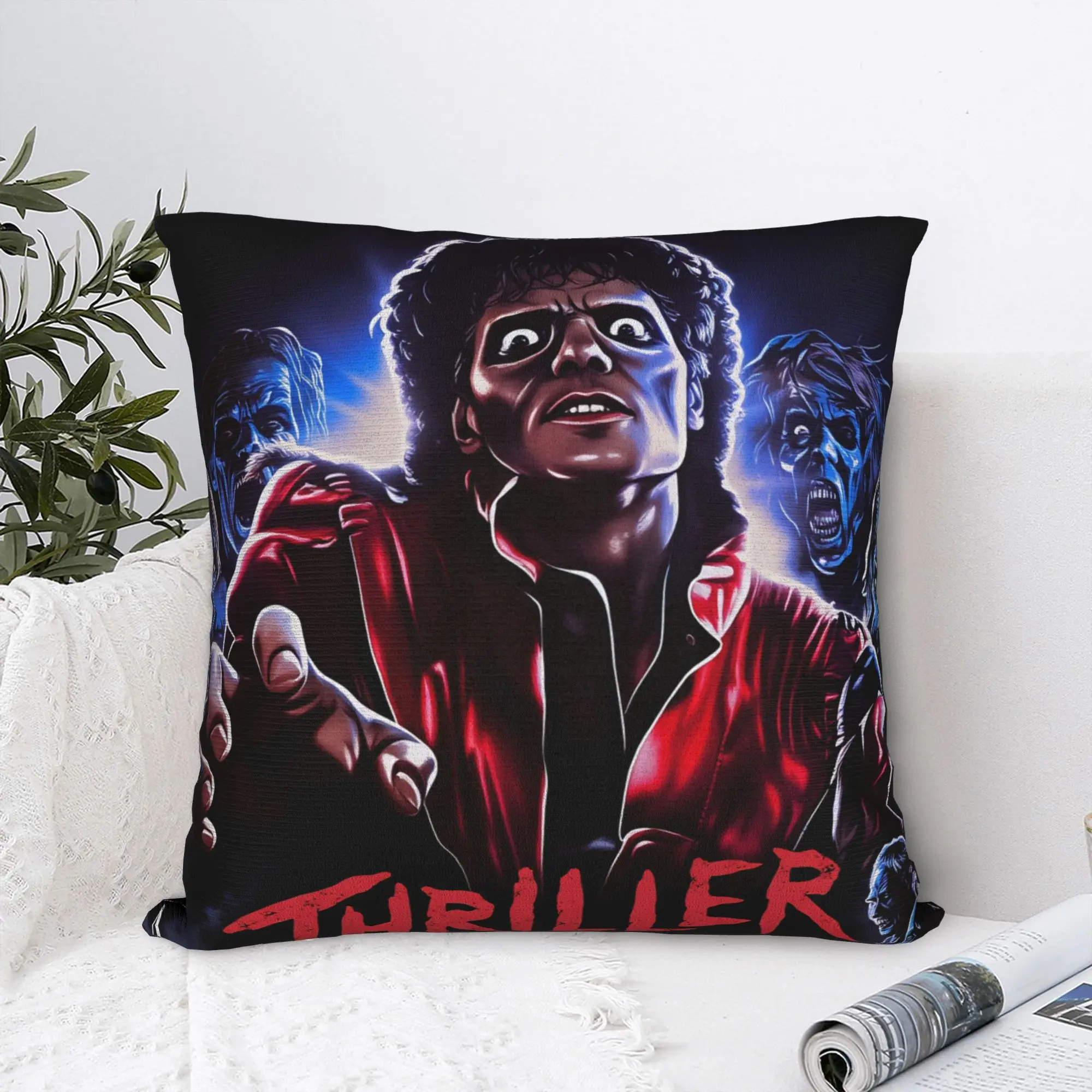 Pillow Case Singer M-Michaels Fanart Graphic  Pillow Cover For Chair Sofa Home Decor Funny Pillowcases