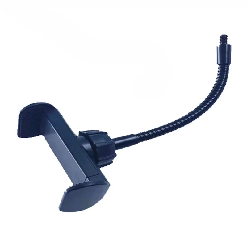 Bendable 1/4 Gooseneck Hose Mobile Phone Clip Stand Holder for LED Ring Fill Light