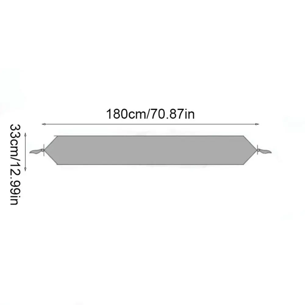 المنزلية شرابة عيد الميلاد الجدول عداء مطبوعة مستطيل ثلج مفرش المائدة طويل محبوك القماش غطاء الطاولة المطاعم #6