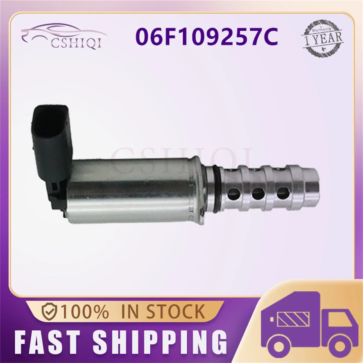 

06F109257C VVT Электромагнитный клапан управления распределительным валом VVT 06F109257A для Audi/VW A3 A4 TT EOS GTI Golf 2.0L Автозапчасти