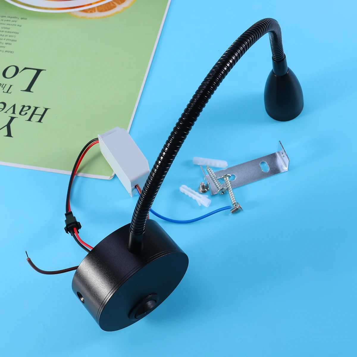 

Modern Wall Lamp 3W Led Hose Spotlight For Reading Lighting Bright White Light Home Office Hotel Jewelry Display Cabinet