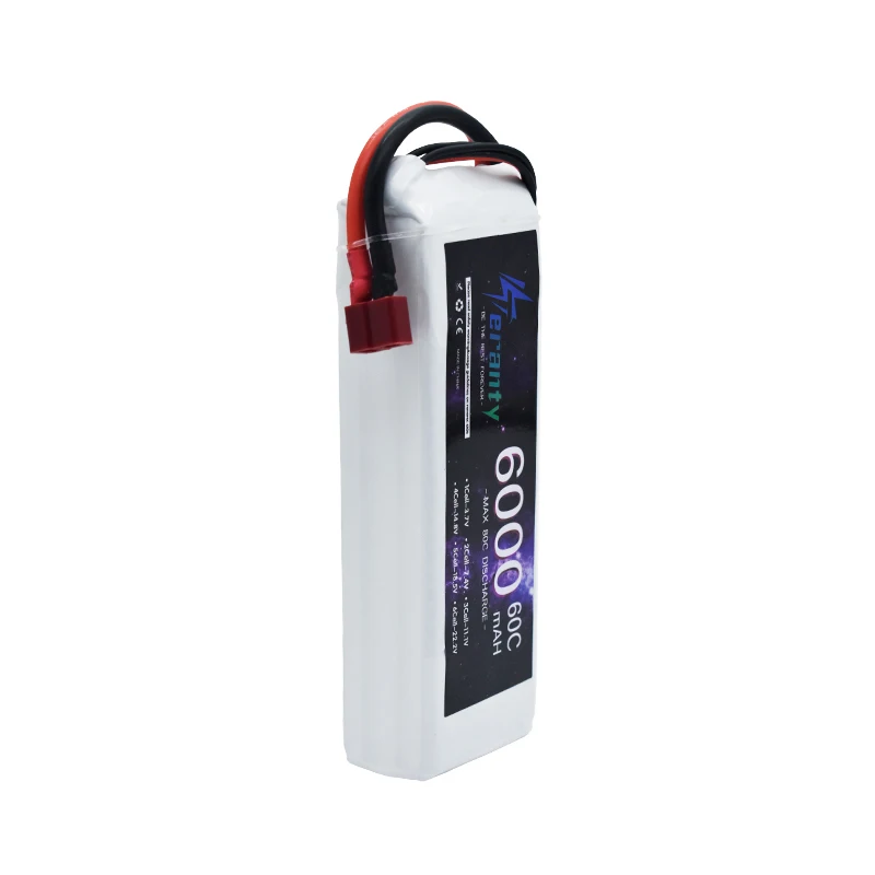 3S 11.1V Lipo Batterij 6000Mah 60c Voor Drone Rc Auto Helikopter Quadcopter Tank Boot Truggy 3S Batterij Met Xt60 Xt 90 T Ec5