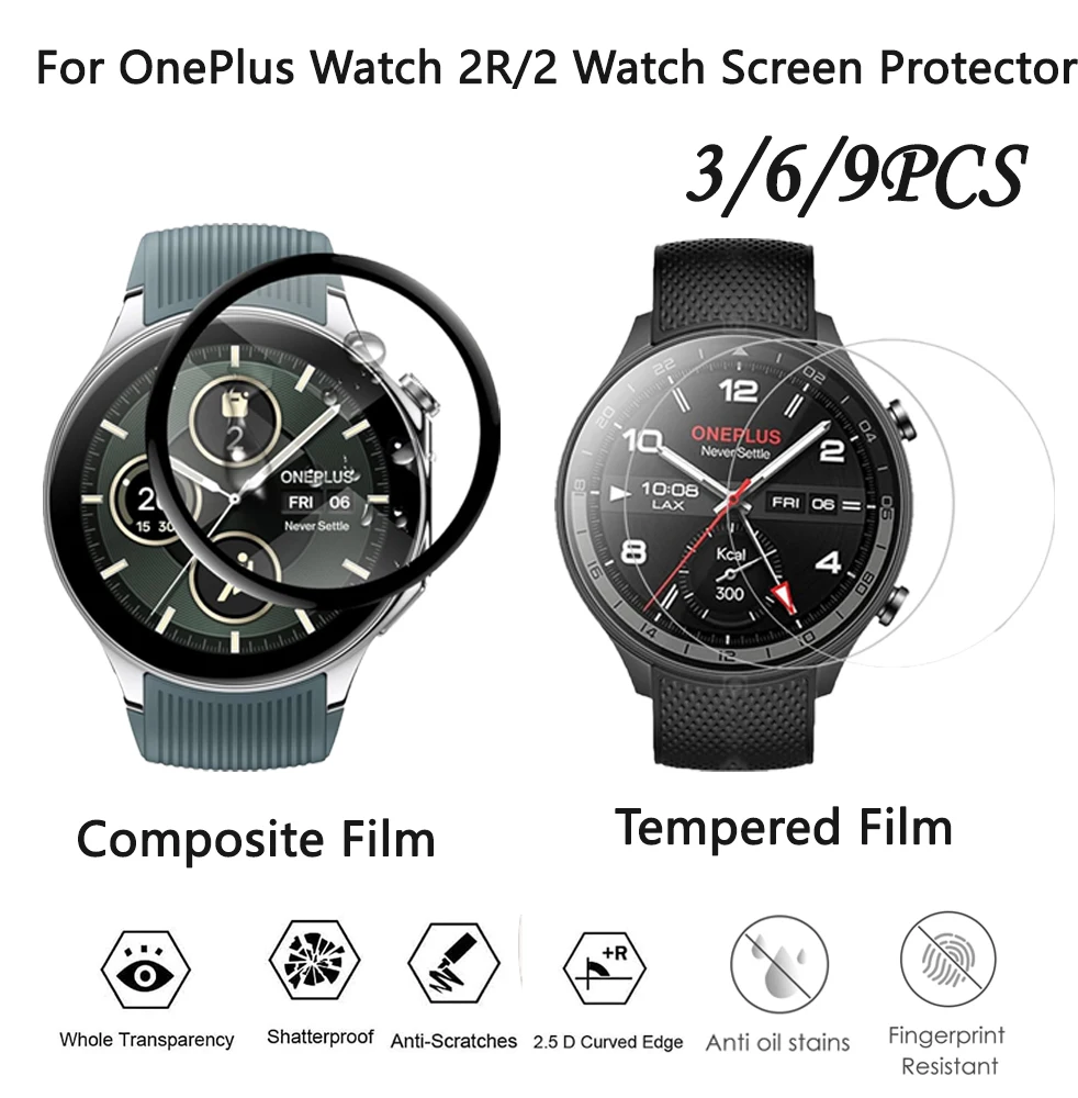 For OnePlus Watch 2R/2 Watch screen 3D Composite Film/Tempered Film Screen Protector Smart Watch  Sport SmartWatch Cover Film