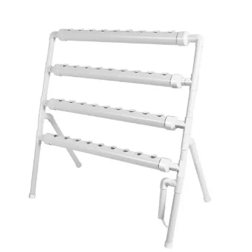36 Holes 4 Pipes 4 Layer Planting Site Garden Growing Kit Hydroponic Growing System Ladder Style Outer Set Hose