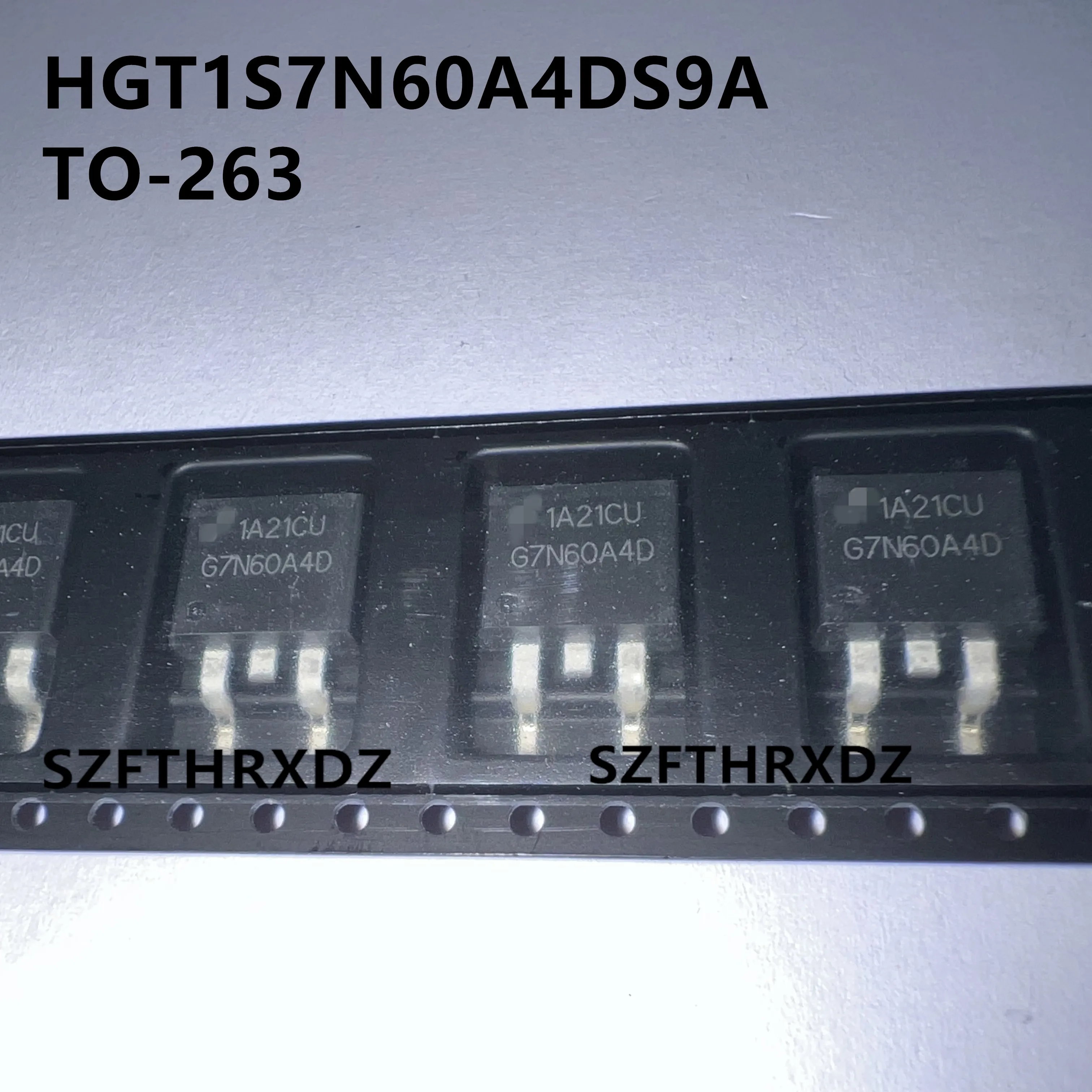 10pcs 100%  New Imported Original HGT1S7N60A4DS9A G7N60A4D TO-263 N-channel IGBT ultrafast diode