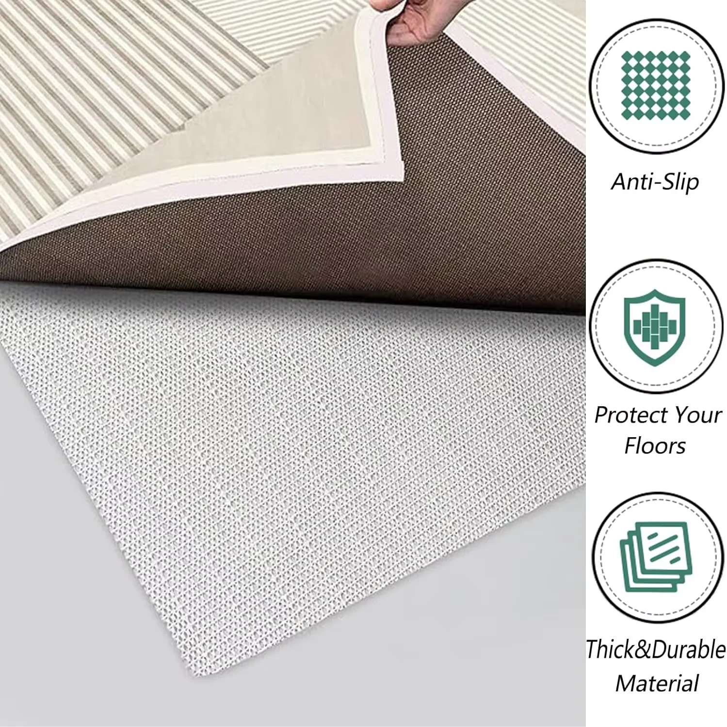 1M Cuttable PVC Anti Slip Mat Non Slip Pad for Carpet Rug Sofa Bed Sheet Floor Bath Mat Foot Mat Bathroom Home DIY Hot Sale