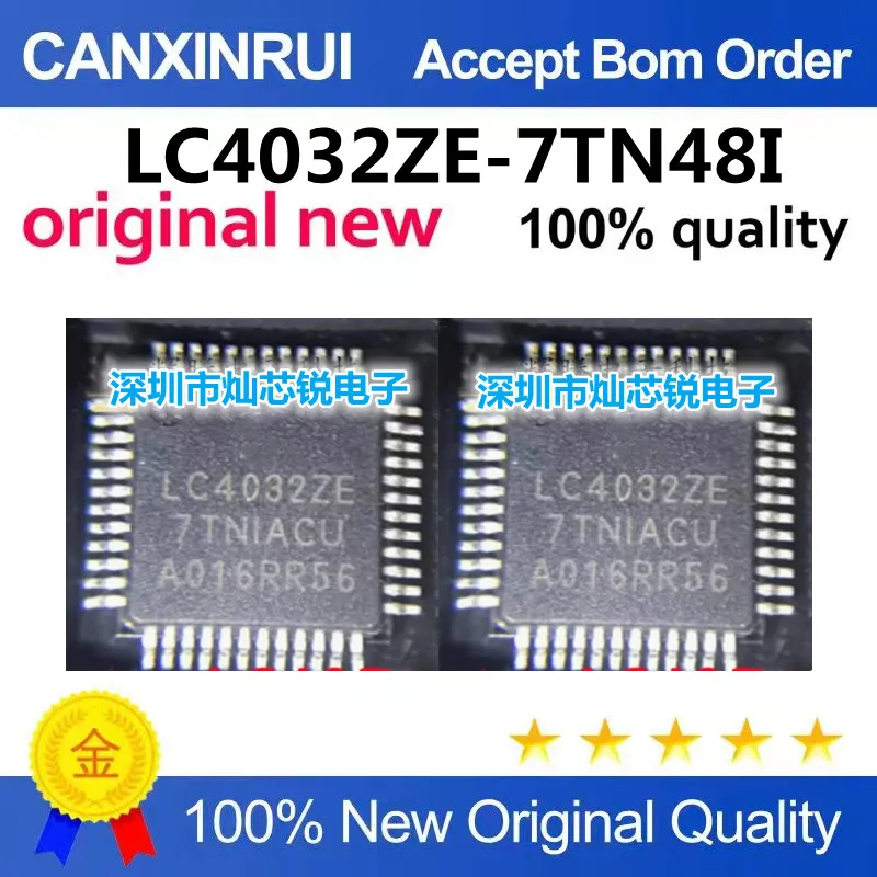 Genuine original LC4032ZE-7TN48I microprocessor with QFP-48 packaging. Inquiry welcome.