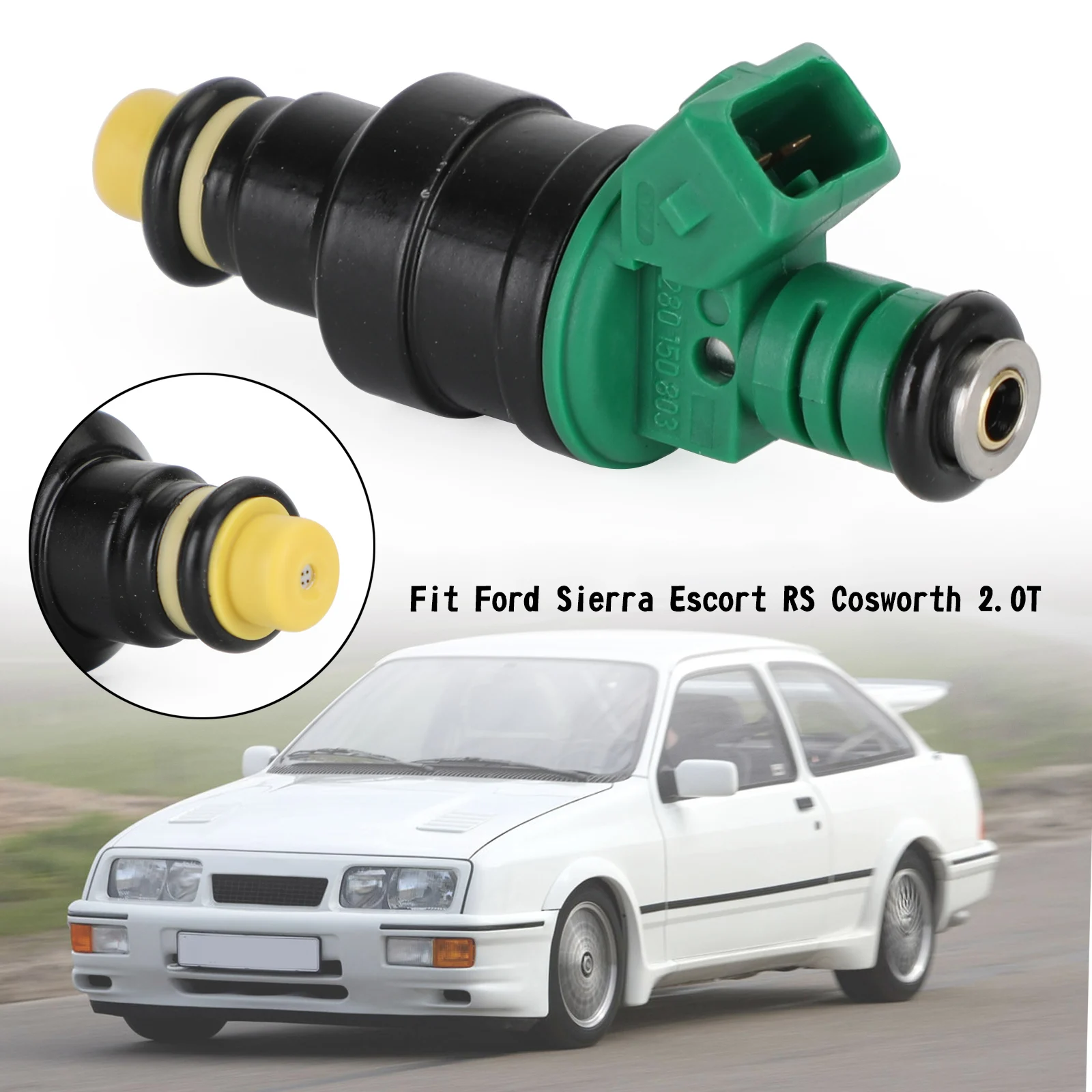 Artudatech 1PCS Fuel Injectors 0280150803 Fit Ford Sierra Escort RS Cosworth 2.0T