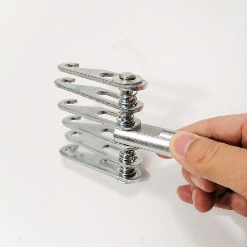 Extractor de reparación de abolladuras de 6 dedos para carrocería de coche, gancho de garra para martillo deslizante, herramienta de reparación de abolladuras de hilo de 16mm