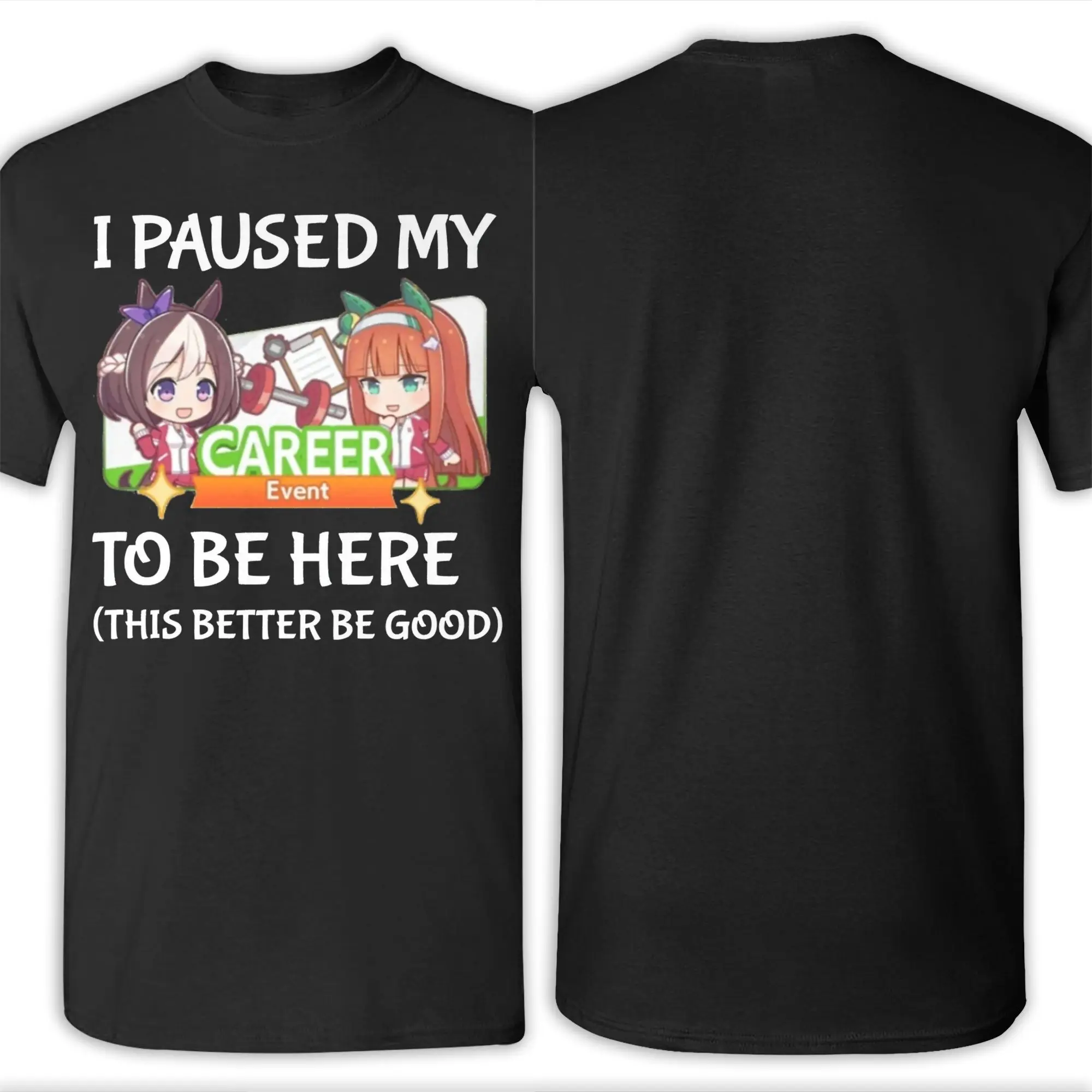 مضحك لقد أوقفت بلدي أوما موسومي الوظيفي أن أكون هنا تي شيرت الرجال Crewneck 100% القطن تي شيرت قصير الأكمام تيز حجم كبير الملابس