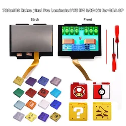 Drop In V5 HD GBA SP IPS pre-Laminated LCD Screen Kits for Gameboy Advance SP Console No Need to Cuting Shell