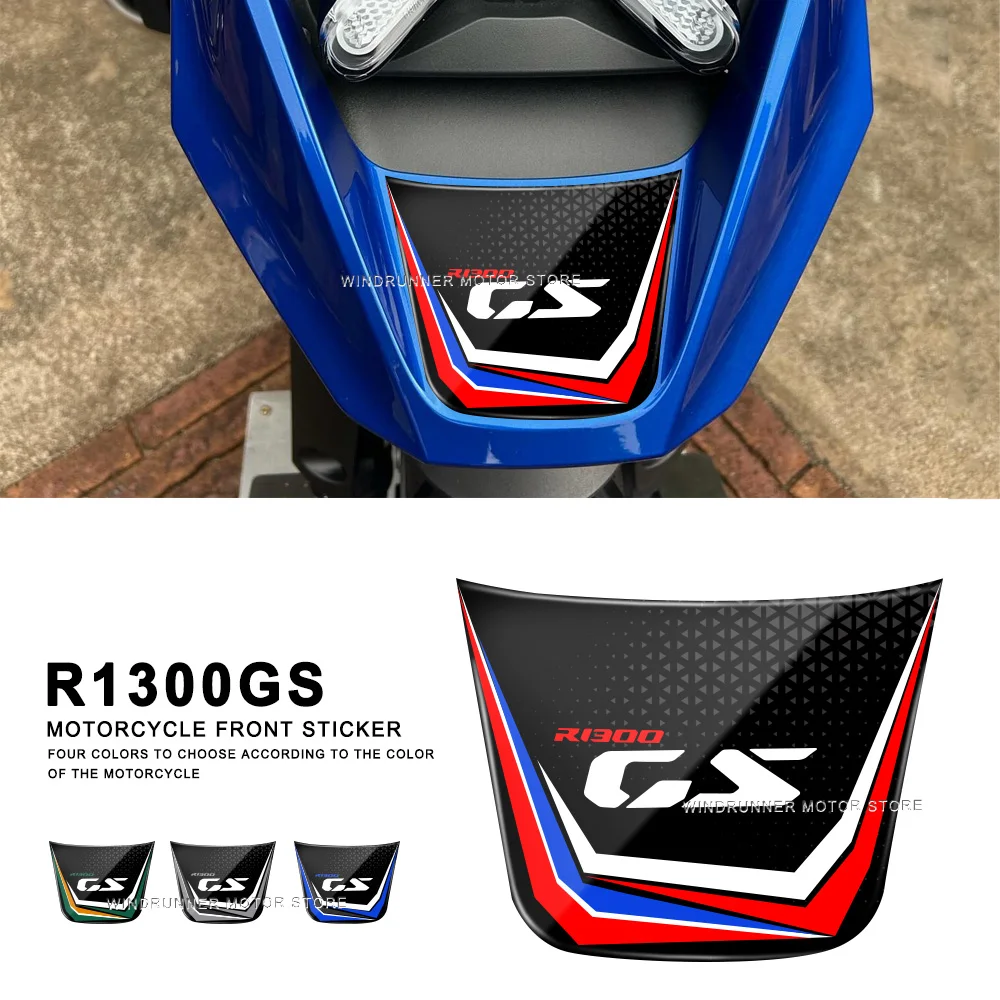 3D Motorcycle Front Sticker Front Mouth Cover Decal For BMW R1300GS R 1300 GS 2023 2024