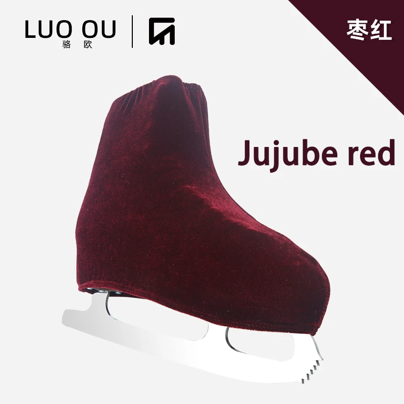 Fundas protectoras para botas de patinaje artístico, 7 colores, antiarañazos, antisuciedad, cubiertas para botas de Skate de punto grueso, protección para patinaje sobre hielo