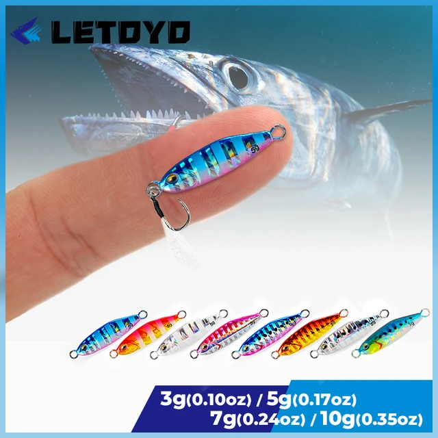 LETOYO-マイクロジグ釣り針,3g,5g,7g,10g,ロックフィッシング,海釣り,トラウトスプーン,魚,人工ミロジグ ルアー　ミノー トラウト　 ルアー シンキングミノー スプーン　ルアー タイニークラッシュ　ルアー ルアー ミノー エリアトラウト メバル　ルアー ルアー　トラウト トラウト　 ルアー　 トラウト　スプーン 海釣り ルアー バス釣り シーバス　ルアー シーバス ...