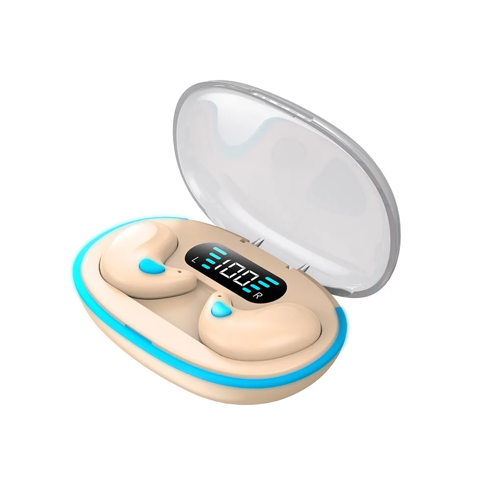 Wireless Earbuds for Side Sleepers Mini Design Portable Audio Bluetooth 5.3
